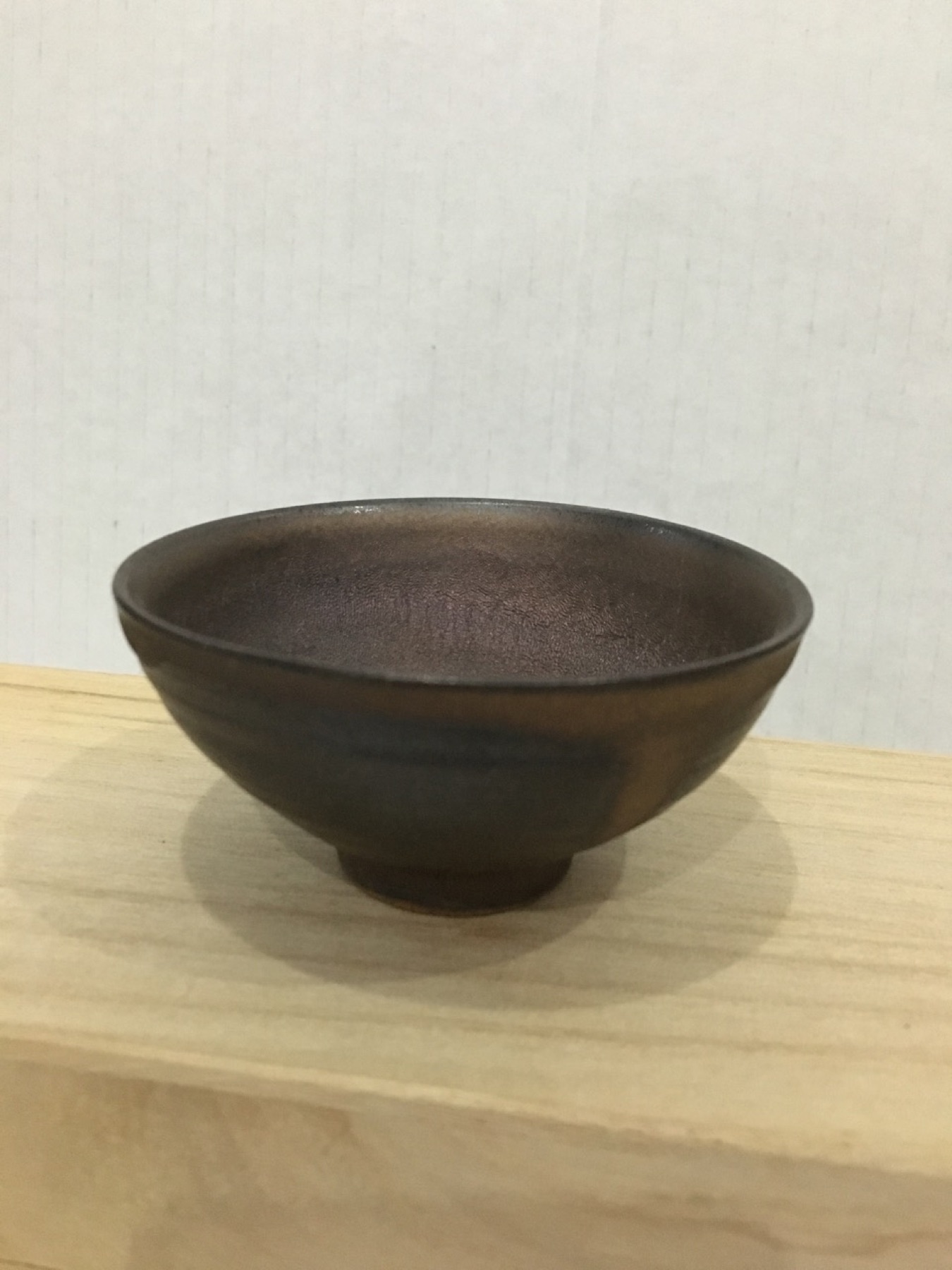 窑变小盏边口细节